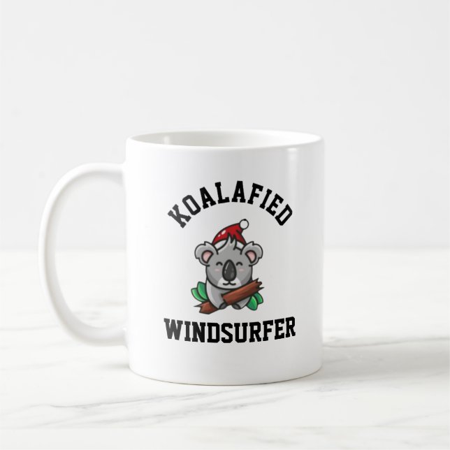 Koalafied Windsurfer Coffee Mug (Left)