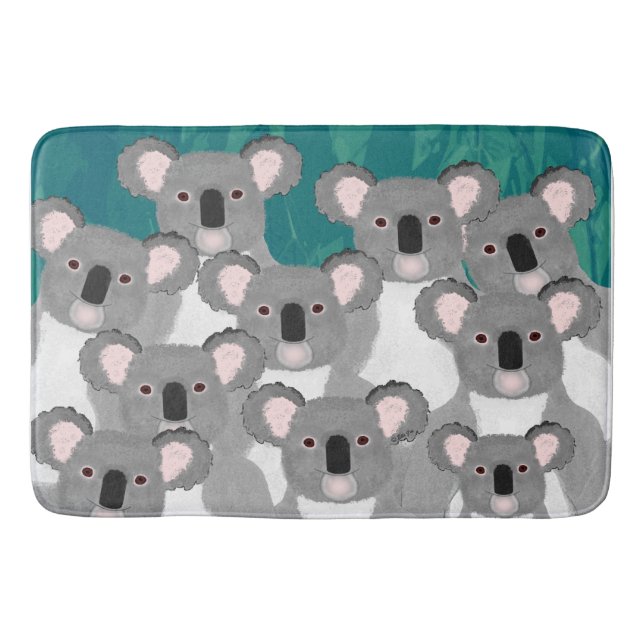 Koalas Bath Mat (Front)