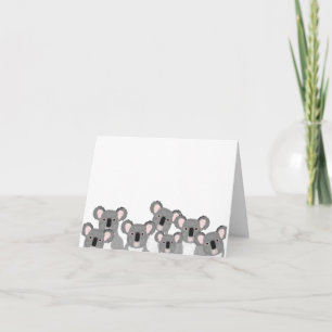 Koalas Greeting Card