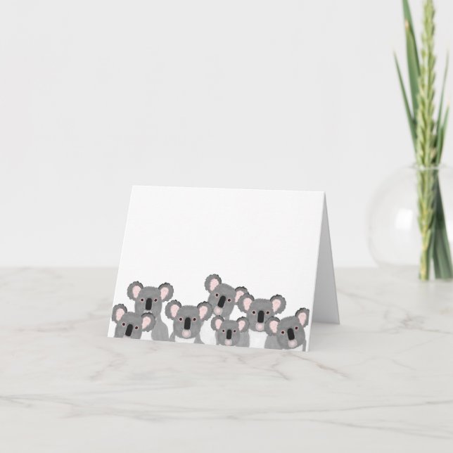 Koalas Greeting Card (Front)