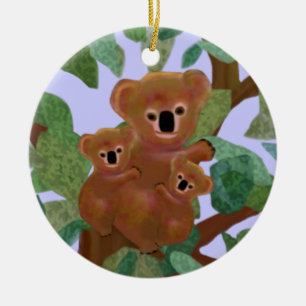Koalas in the Eucalyptus Ornaments