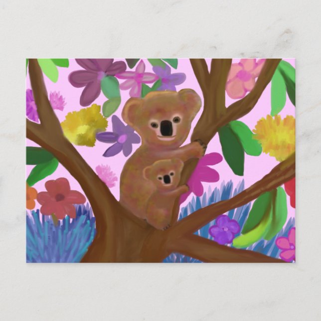 Koalas Just Hanging Around Postcard (Front)