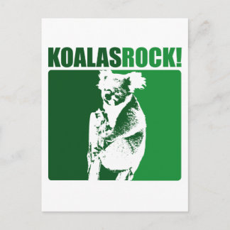 Koalas Rock! #4 Postcard