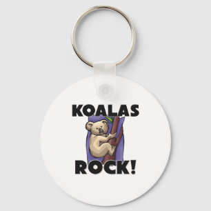 Koalas Rock Key Ring