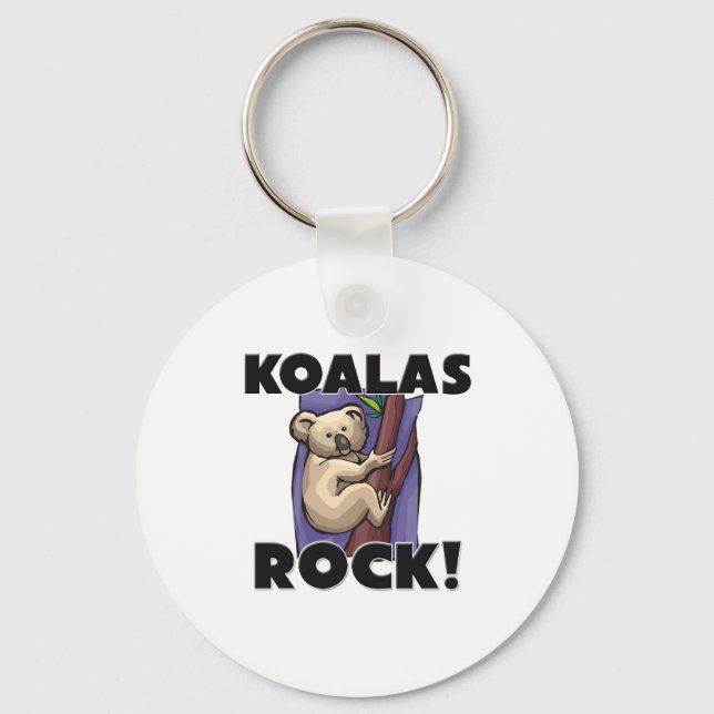 Koalas Rock Key Ring (Front)