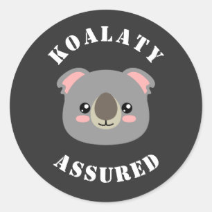 Koalaty Assured Classic Round Sticker