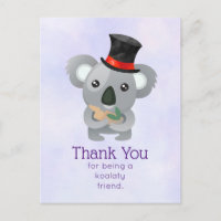 Koalaty Friend Pun Cute Koala in Top Hat