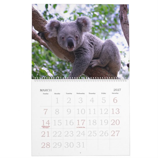 Koalendar  calendar (Mar 2027)