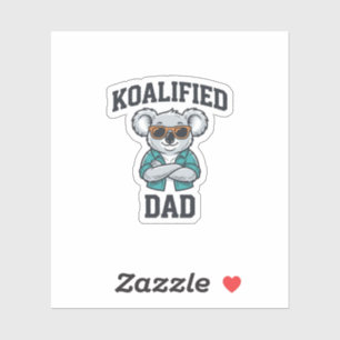 Koalified Dad Cute Koala Father Shirt Design_1