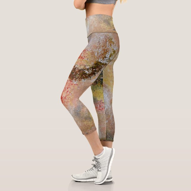 ”Koanu Ary” by Ramona Walach Capri Leggings (Left)