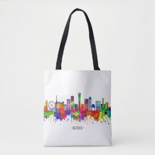Kobe Japan Skyline Tote Bag