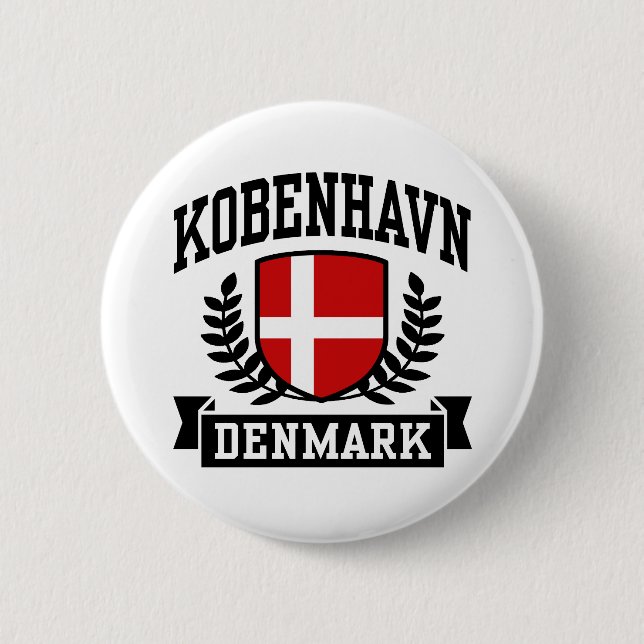 Kobenhavn 6 Cm Round Badge (Front)