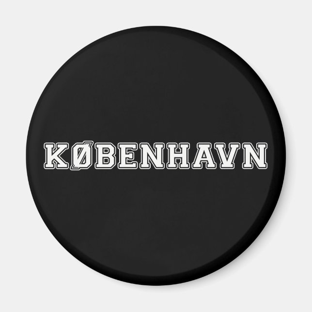 Kobenhavn Danmark Magnet (Front)