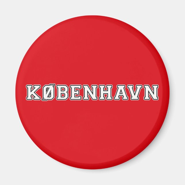 Kobenhavn Danmark Magnet (Front)