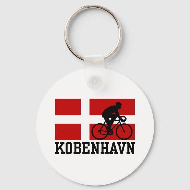 Kobenhavn (male) key ring (Front)