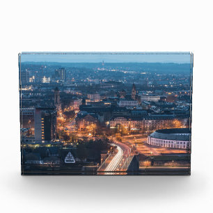 Koblenz at night photo block