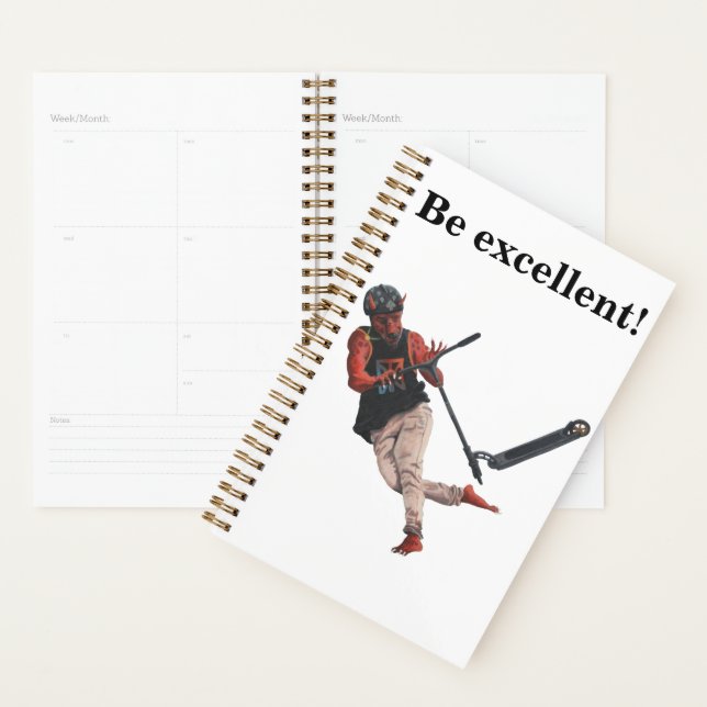 Kobold Kick Scooter Trick Fantasy Art Planner (Display)