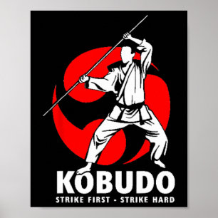 Kobudo Martial Arts Weapons Training Dojo  Poster