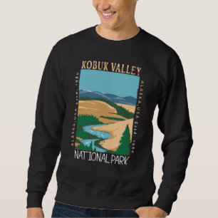 Kobuk Valley National Park Alaska Retro Distressed Sweatshirt