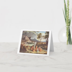 Koch - Landschaft mit dem Dankopfer Noahs, 1809 Holiday Card