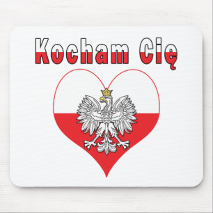 Kocham Cie Eagle Heart Mouse Pad