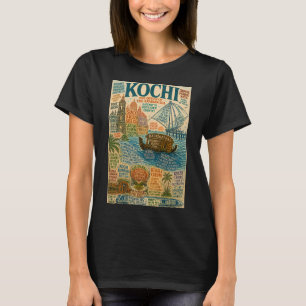 Kochi Kerala Fort Kochi Chinese Fishing Nets and B T-Shirt