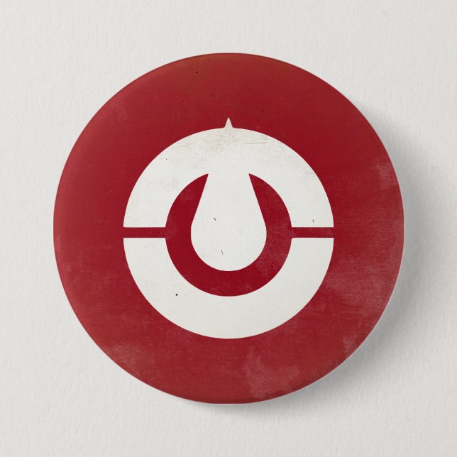 Kochi prefecture 7.5 cm round badge (Front)