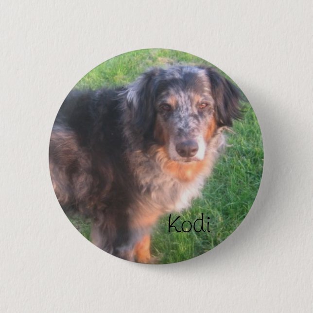 Kodi Dog 6 Cm Round Badge (Front)