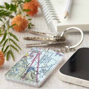 Kodiak Airport chart / taxi diagram Key Ring