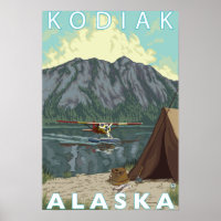 Kodiak, AlaskaBush Plane Fishing