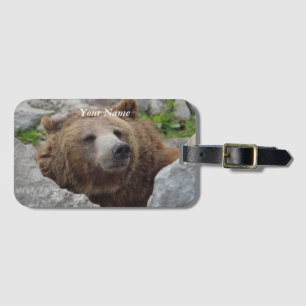 Kodiak Bear Luggage Tag