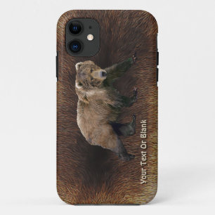 Kodiak Bear On Caribou Fur Case-Mate iPhone Case