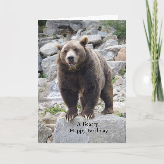 Kodiak Bear Photo Card (Front)