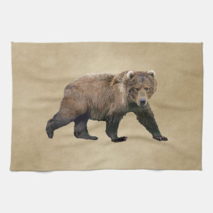 Kodiak Bear Tea Towel