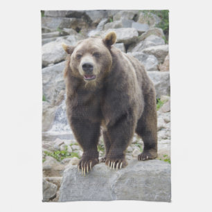 Kodiak Bear Tea Towel