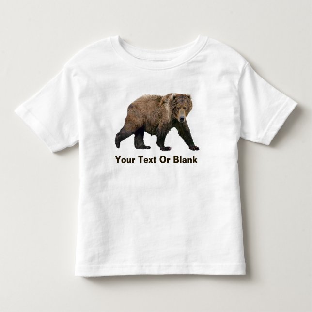 Kodiak Bear Toddler T-Shirt (Front)