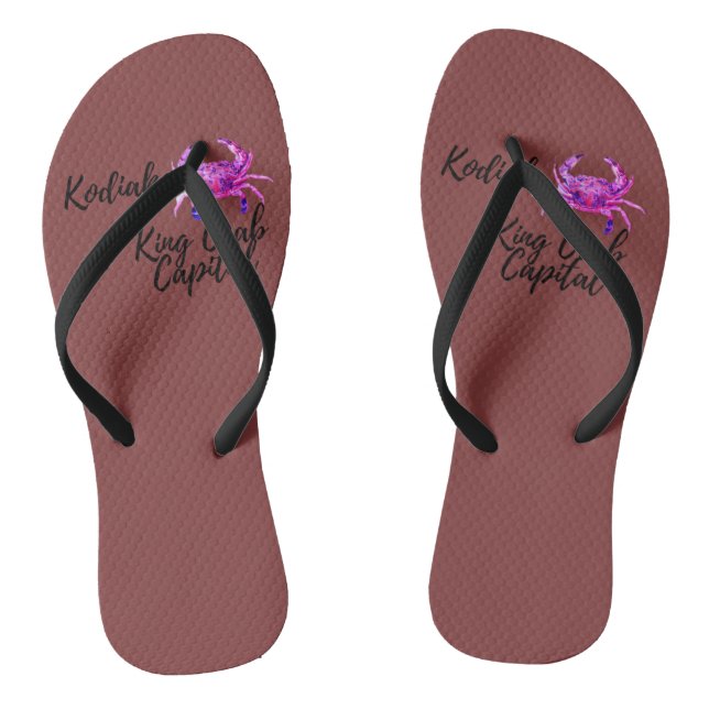 Kodiak Crab Capital Jandals (Footbed)