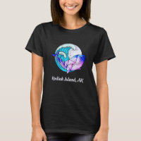 Kodiak Island Ak Japanese Paint Geometric Orca Kil