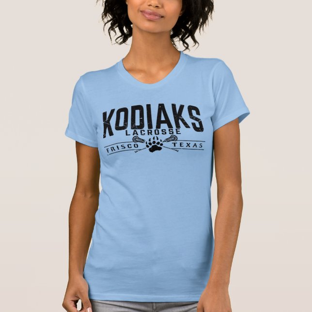 Kodiak Lacrosse - Ladies light Blue T-Shirt (Front)