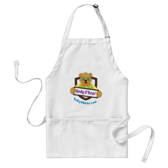 Kody O'Bear Kitchen Apron for Kids and Adults (Front)