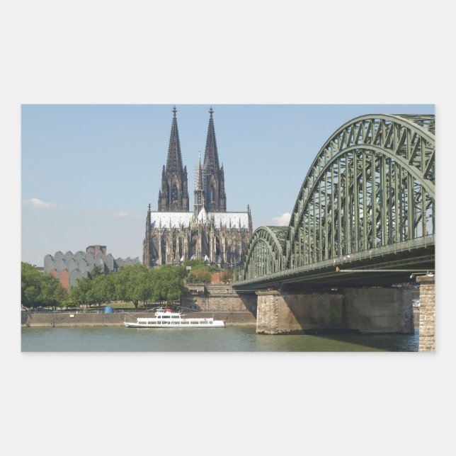 Koeln (Cologne) in Germany Rectangular Sticker (Front)