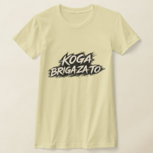 Koga Briga Za To Bold Croatian Statement T-Shirt