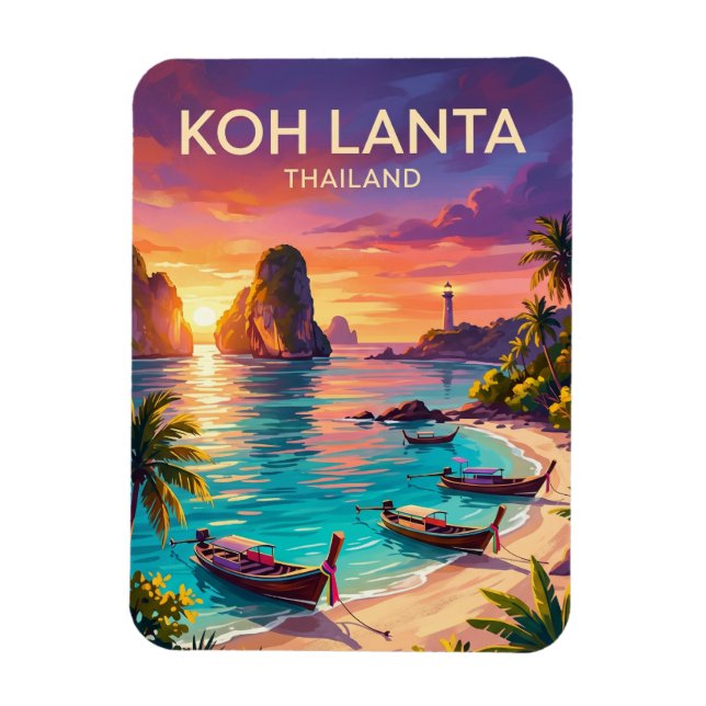 Koh Lanta Thailand Magnet (Vertical)
