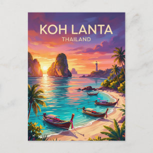 Koh Lanta Thailand Postcard