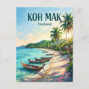 Koh Mak Thailand Postcard