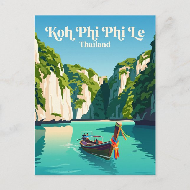 Koh Phi Phi Le Thailand Postcard (Front)