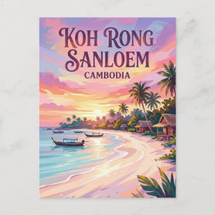 Koh Rong Sanloem Cambodia Postcard