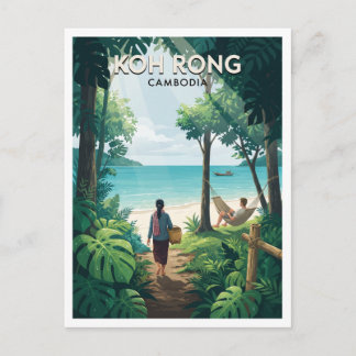 Koh Rong Sihanoukville Cambodia Postcard