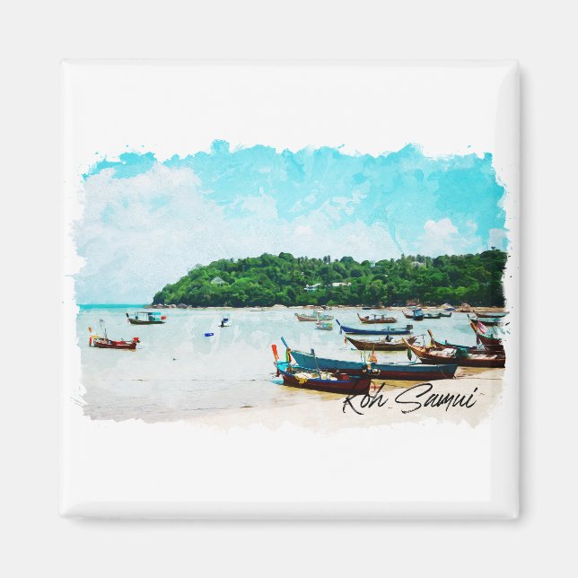 Koh Samui thailand beach paradise Magnet (Front)