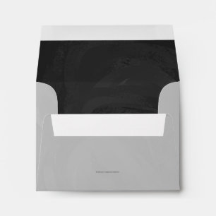 Kohl Black Monogram Personalised Envelopes